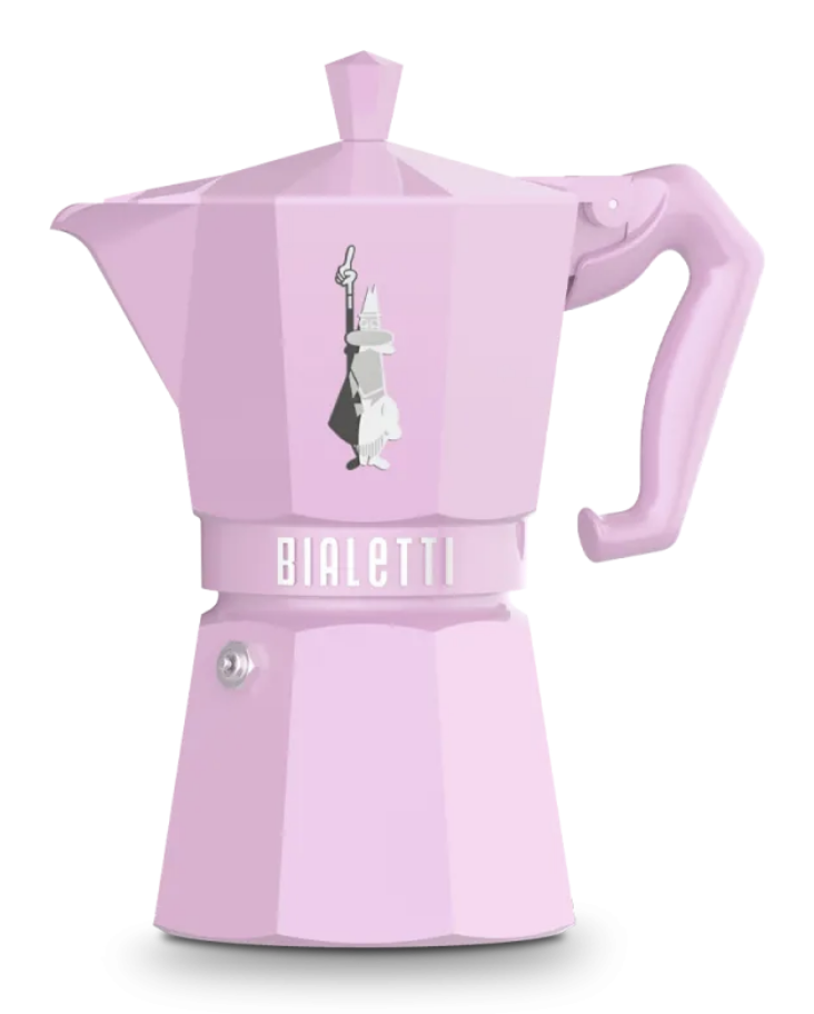 Bialetti Exclusive 6 Tazas Rosa Pastel
