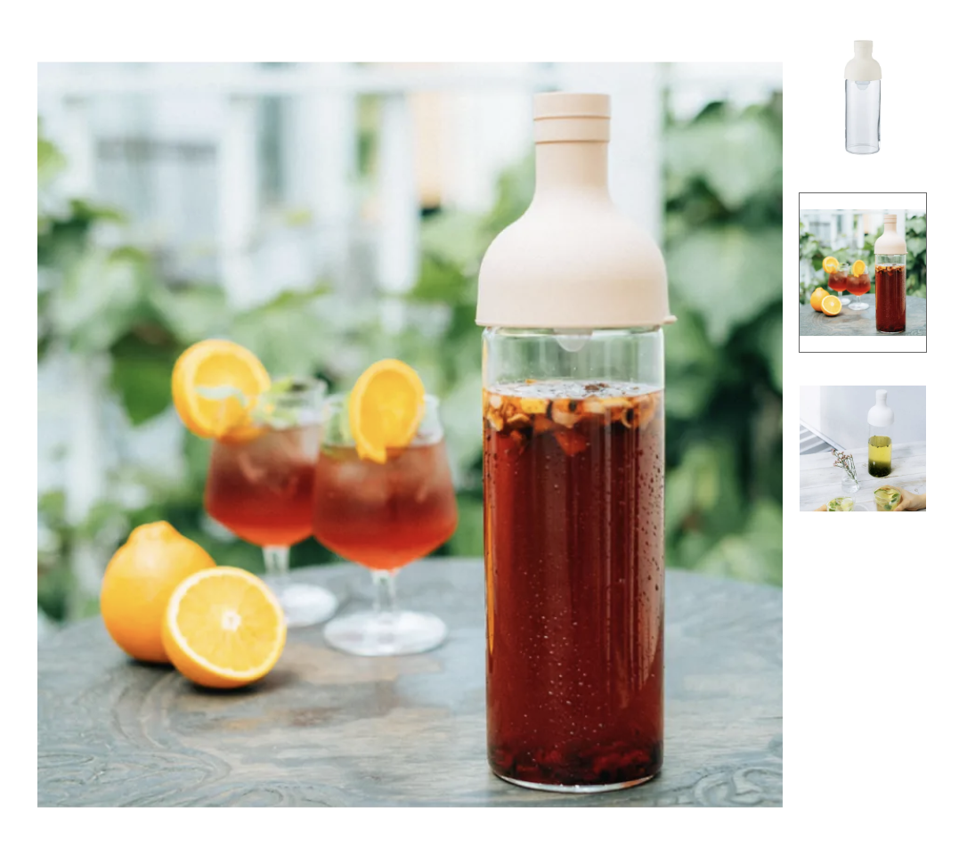 Hario Botella Con Filtro Para Té 300ml - Blanco